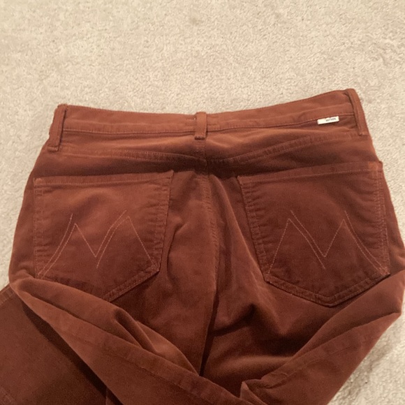 Mother High Rise Ankle Straight Leg Corduroy Pant - Picture 7 of 8